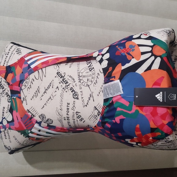 NWT Farm Rio Adidas One-Piece Swimsuit size 12 - Picture 4 of 6